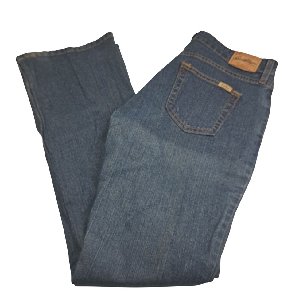 Levi Strauss Signature Low Rise Bootcut Jeans Womens 6 31x31 Blue Stretch